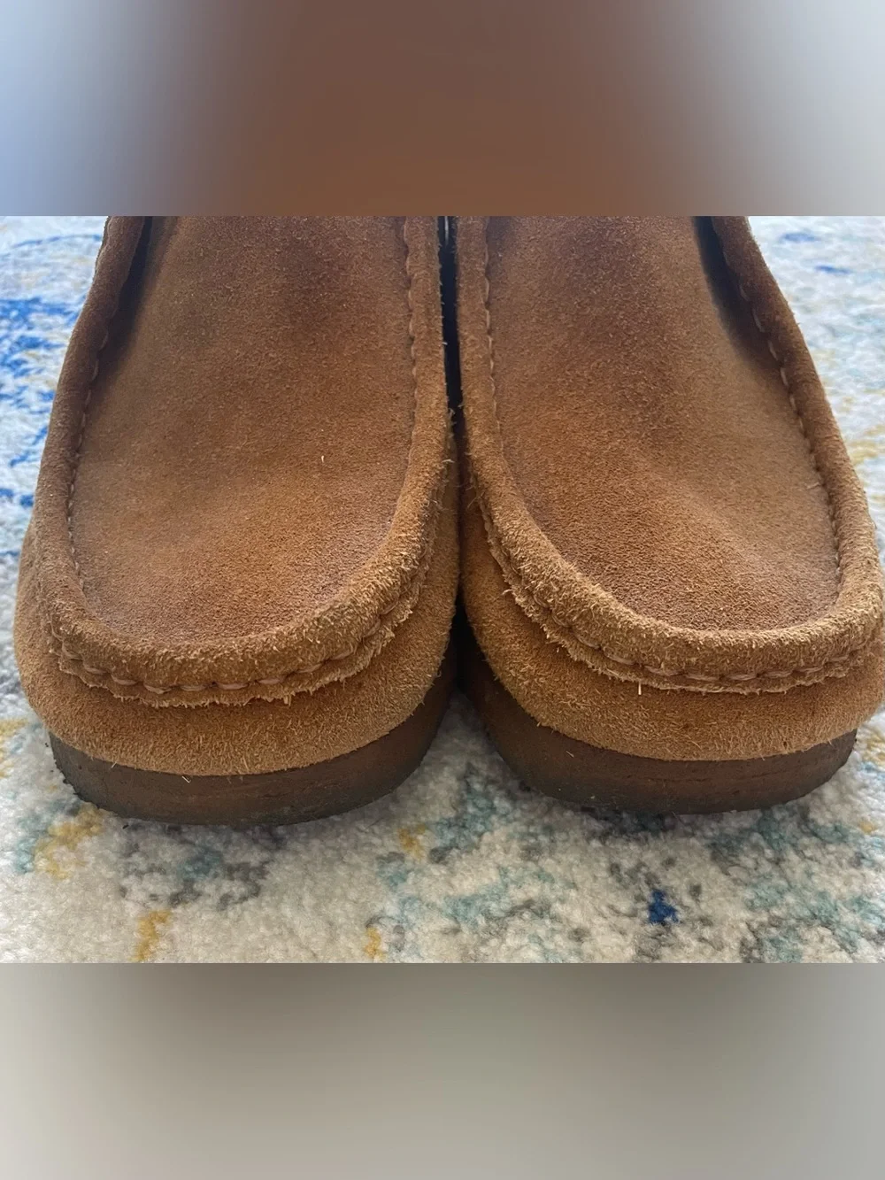 Clarks Men's Casual Suede Wallabee Shoes - Brown